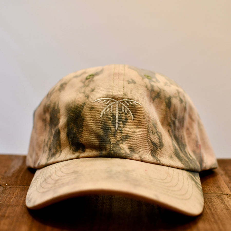 Twill Cap | Coral/Black Tie Dye